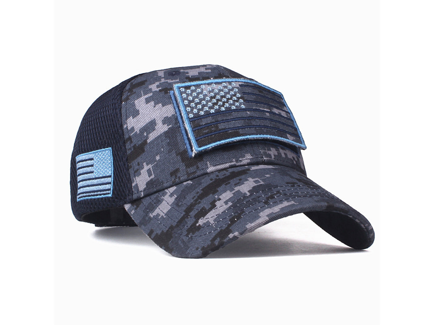 Camouflage Special USA Flag Patch Baseball Cap