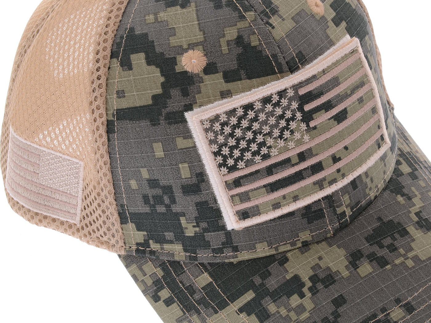 Camouflage Special USA Flag Patch Baseball Cap