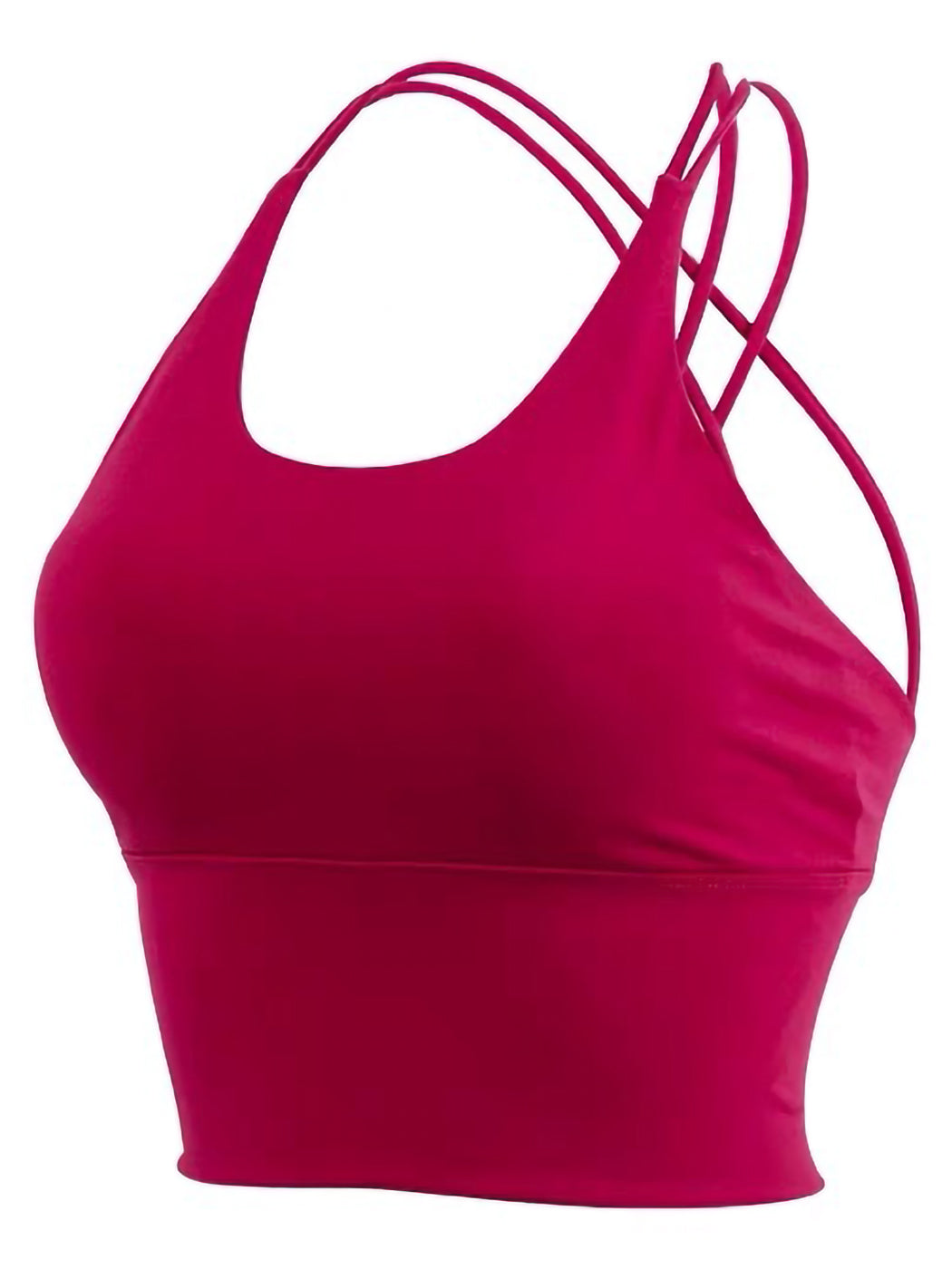 Crop Yoga Running Sports Workout Gym Athletic Bra Top