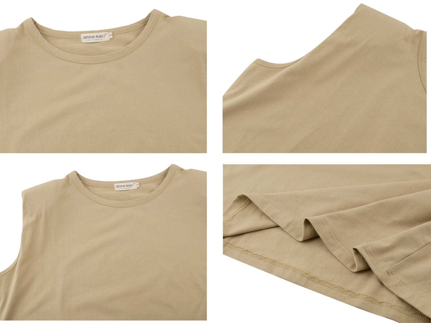 Shoulder Pad T-Shirt Tank Tops