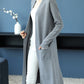 Open Front Knit Long Sleeve Slits Drape Duster Coat Cardigan Sweater with Pockets