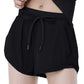 Yoga Running Sports Workout Gym Athletic Shorts with Pockets
