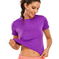 Workout Tops for Women Keyhole Yoga Shirts Athletic Running Tank Tops