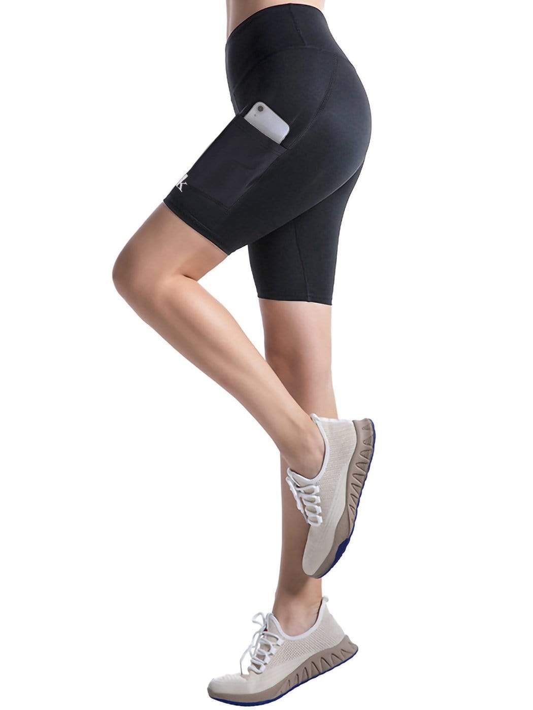 Athletic Bike Shorts High Waist Elastic Workout Yoga Running Exercise Gym