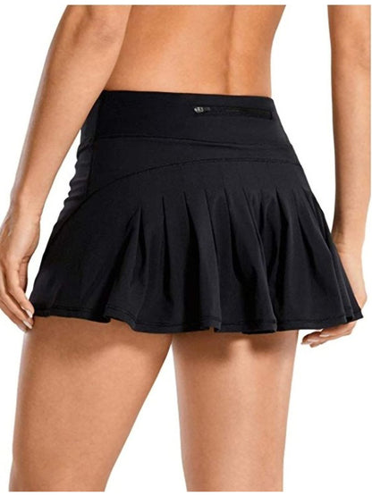 Tennis Skirts Pleated Athletic Sports Running Skort with Pockets