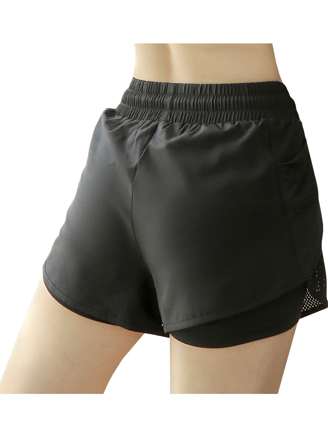 Running Shorts Quick-Dry 2 in 1 Workout Gym Shorts with Pockets