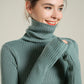 Classic Stretchable Lightweight Long Sleeve Slim Turtleneck Sweater
