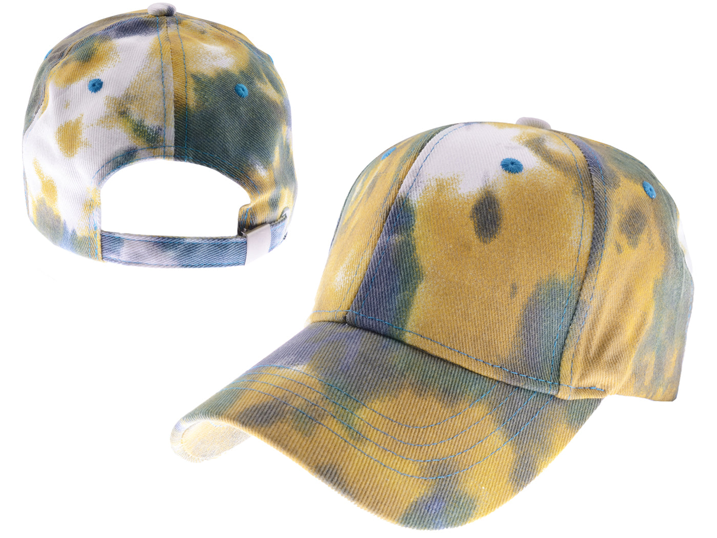 Multicolored Dyed Baseball Cap