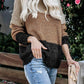 Casual Winter Fall Long Sleeve Drop Shoulder Sweater Pullover