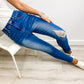Anna-Kaci Women's High Waisted Denim Skinny Jeans Stretch Distressed Ripped Knee Pants