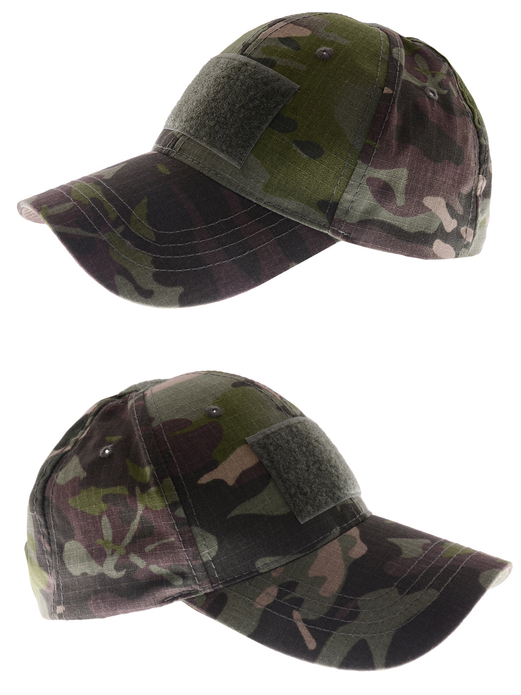 Anna-Kaci Blank Velcro Camouflage Tactical Operator Outdoor Baseball Cap