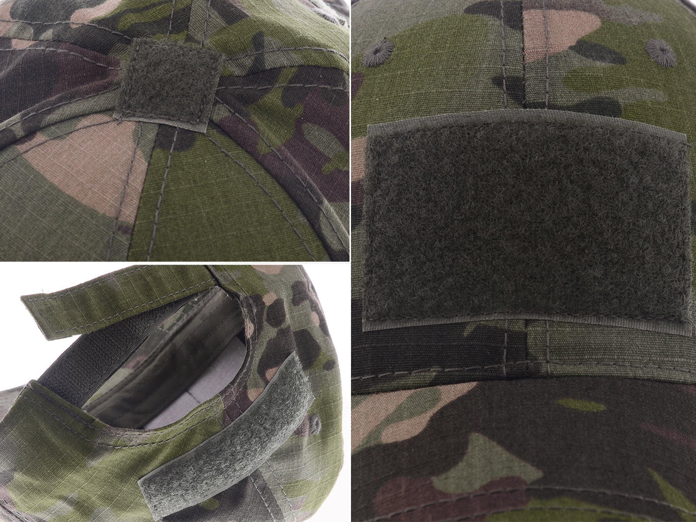 Anna-Kaci Blank Velcro Camouflage Tactical Operator Outdoor Baseball Cap