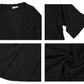 Anna-Kaci Women's Waffle Knit Kimono Cardigans Lightweight 3/4 Batwing Sleeve Sweater Beach Cover Up