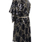 Anna-Kaci Women's Fashion Sequins Half Sleeve Boat Neck Loose Stretch Tunic Blouses Mini Dresses