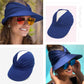 Anna-Kaci Womens Sun Visor Hat Wide Brim Summer 50+ UV Protection Beach Sport Cap