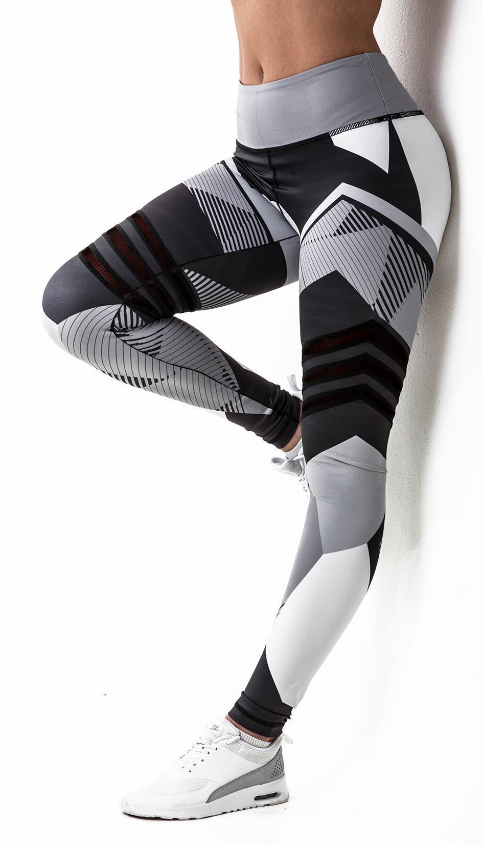 Yoga Pants High Waist Workout Printed Running Leggings